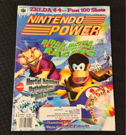 Nintendo Power Magazine Issue Volume #103 Diddy Kong Racing w/ Poster Dec 1997