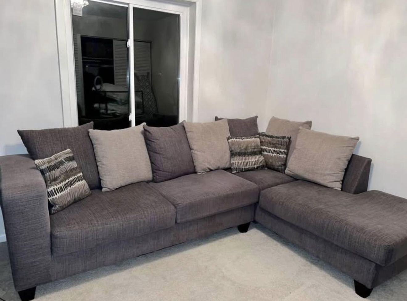 Gray Sectional couch