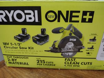 Ryobi 18V ONE+ 5-1/2" Circular Saw Kit