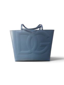 Dolce and Gabbana Medium Calfskin Logo Shopper