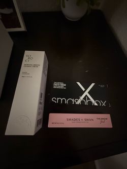 Brow gel, primer and a face cream