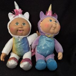 Unicorn Cabbage Patch Dolls