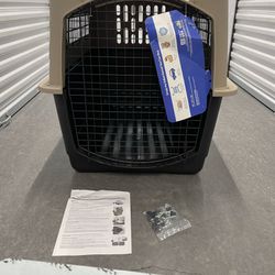 Brand New PetMate Vari Medium Dog Kennel Crate 36” 50 - 70 Pounds Taupe Black