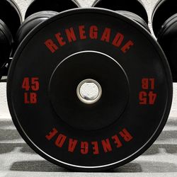 Brand New Renegade 230 Pound Olympic Bumper Plate Set Free Delivery 