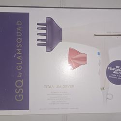 GSQ titanium hair dryer