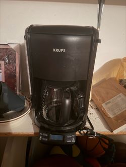Krups 12-Cup Programmable Coffee Maker with Glass Carafe
