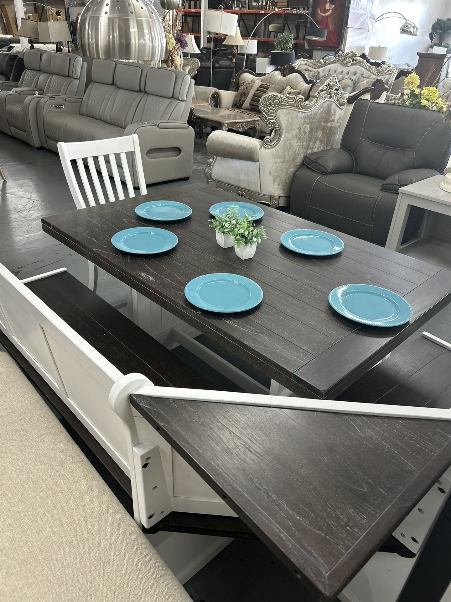 Solid Wood Dining Table, Bench, Dining Chairs, Any Style Any Color 20% Off Now