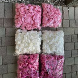 Juvale 7cm Deep Pink Flower DIY. Pack of 100