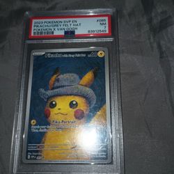 Pokemon Pikachu Felt Hat 085 PSA 7new