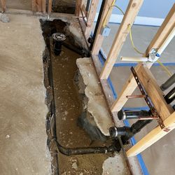 Underground Plumb Drain