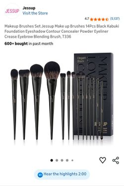Jessup 14pcs Makeup Brush Set 