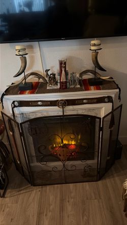 Fireplace western look was protection screen western with remote