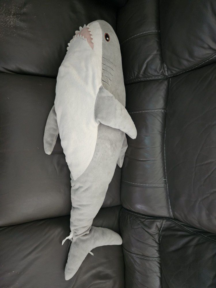 Giant Bull Shark Plush Stuffed Animal Toy