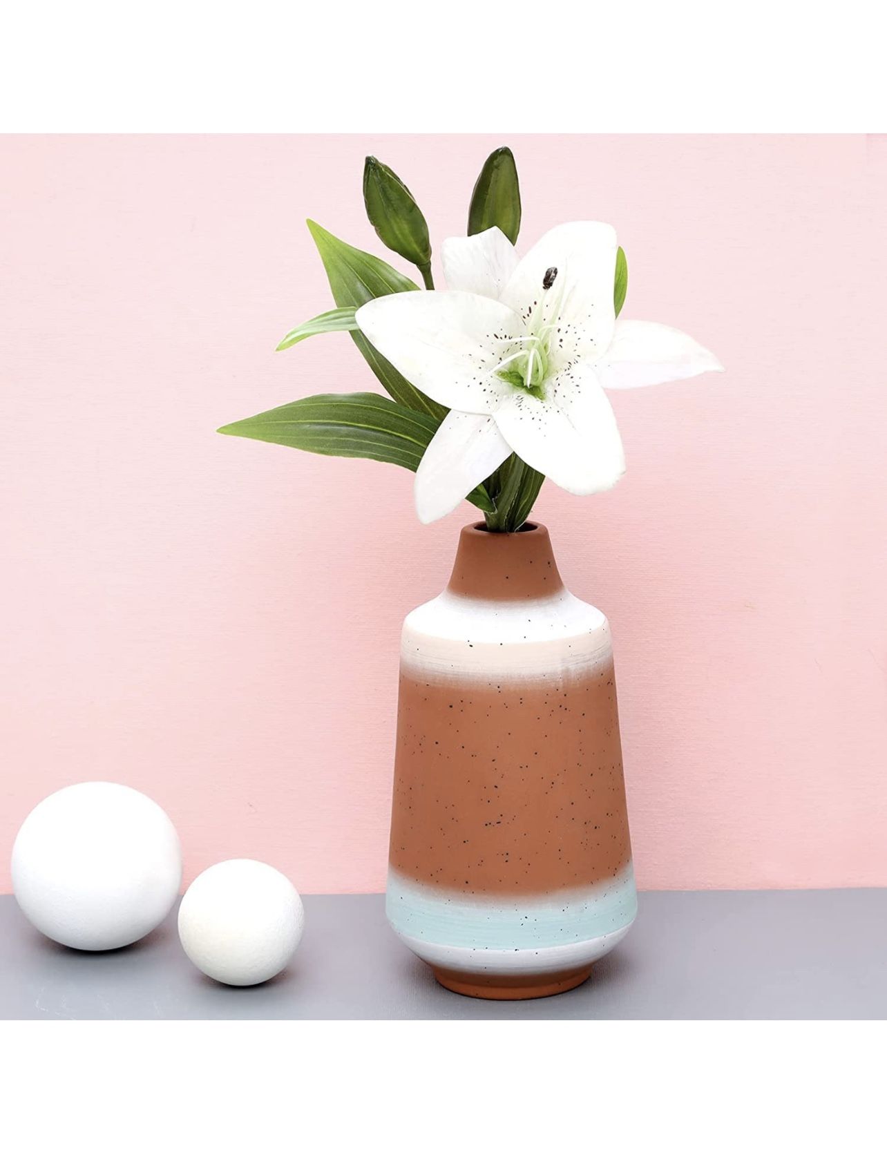 Ceramic Vase (flowers Not Included)