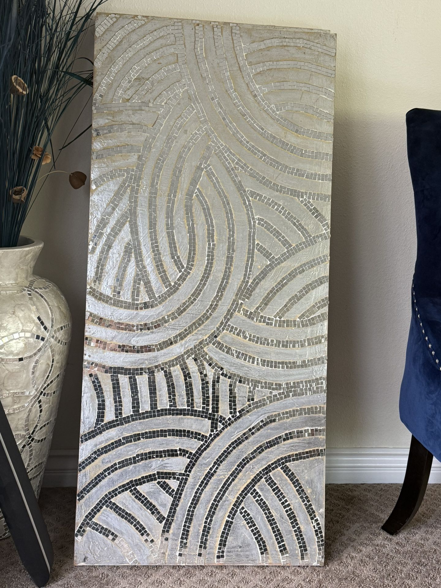 mosaic wall art mirror