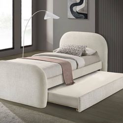 Twin Ivory Bed Frame W/ Trundle Brand. New In Box