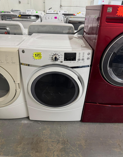 GE Front Load Electric Dryer – White, Sensor Dry, Stackable