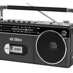 Victrola Mini Bluetooth Boombox: Retro Vibes, Modern Features!