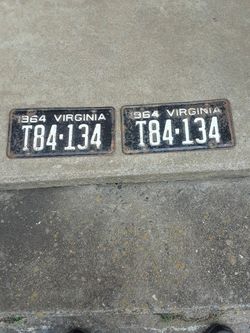 Virginia License Plates