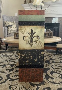 Fleur-de-lis Canvas Wall Art