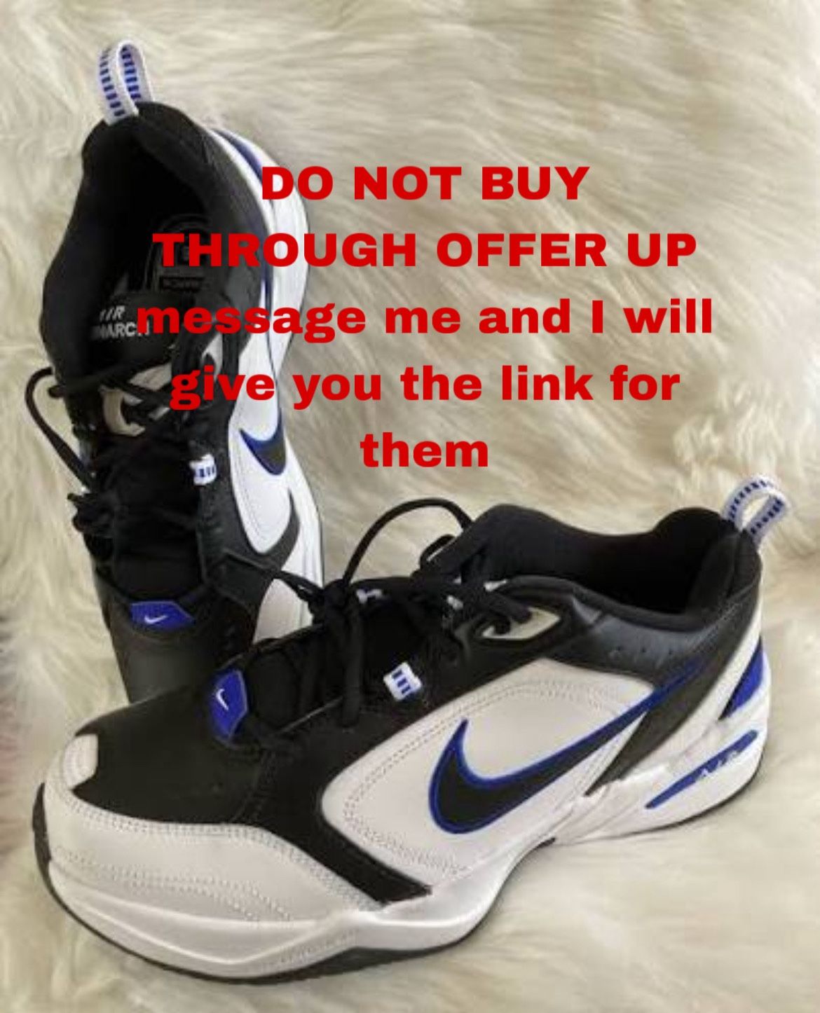 Black And Blue Air Monarchs Nike