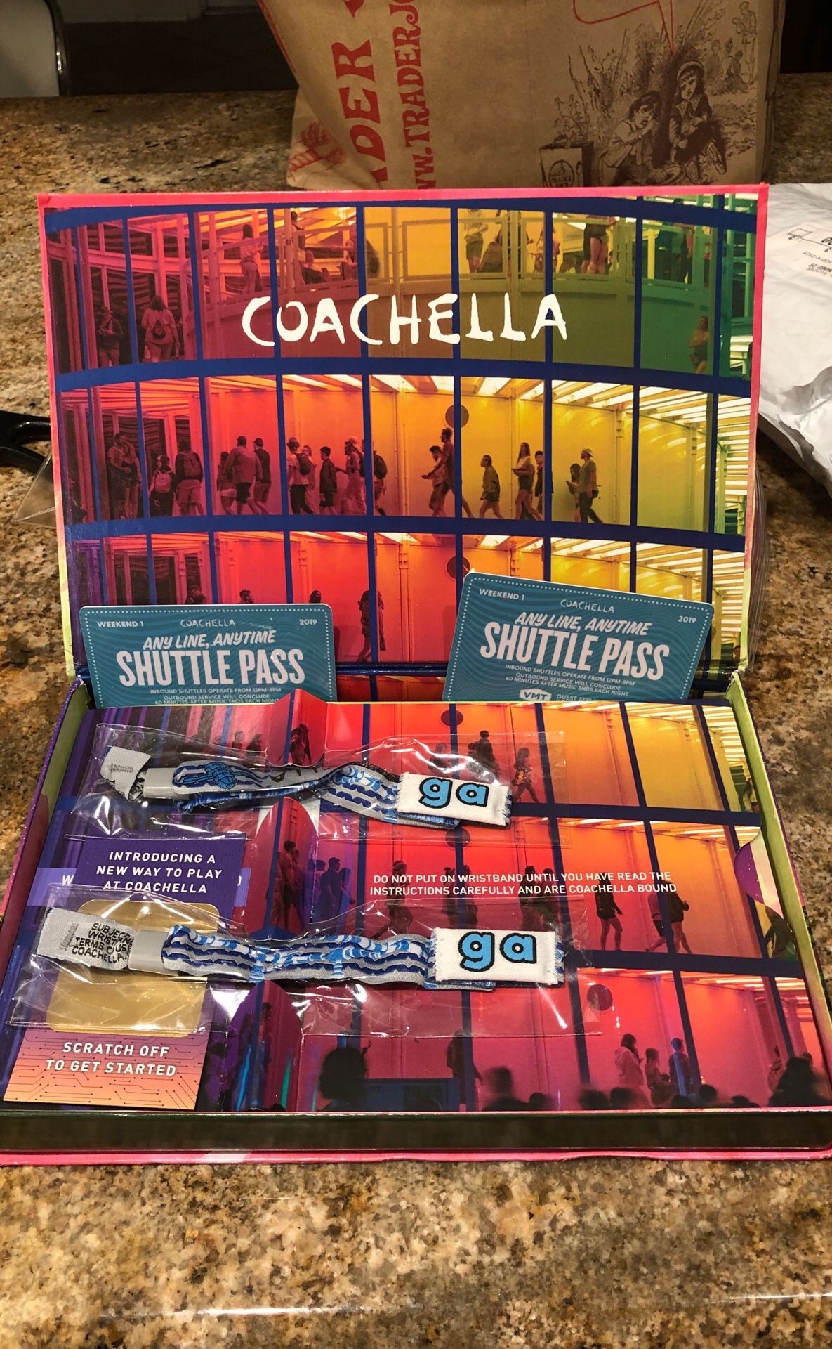 2 Weekend 1 Coachella GA Passes + Shuttle Pass