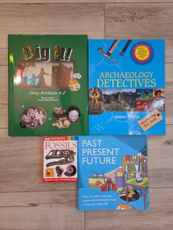 Books on Archaeology, Fossils, & Protecting Collection