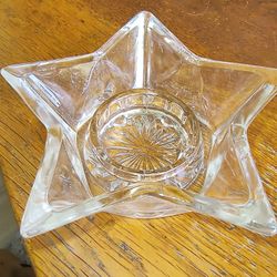 Glass Star Shaped Candle Holders