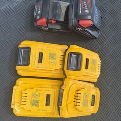 DeWalt & Milwaukee Batteries
