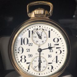 1927 Elgin “B.W. Raymond” Railroad-Grade Pocket Watch