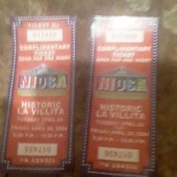2 Niosa Tickets $25