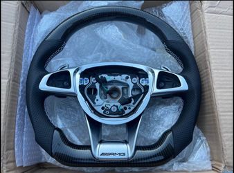 Mercedes AMG Carbon Fiber Steering Wheel | C63 E63 G63 GLE63 CLS63 & More