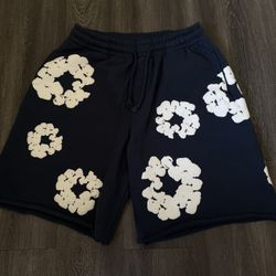 Denim tear shorts
