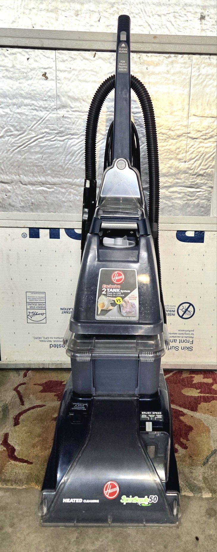 Hoover SpinScrub 50 Carpet Cleaner  - Perfect For Upholstery And Autos, Large Capacity Water Containers  - North Glendale 