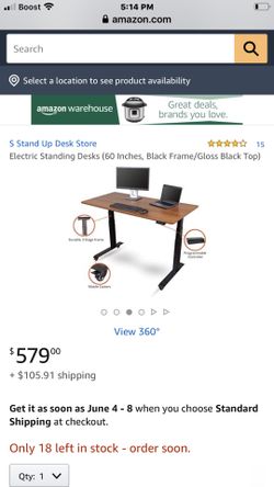 Electric desk 60 inch