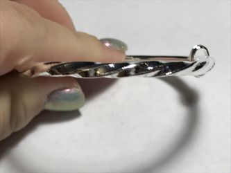 Silver Bangle Bracelet