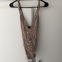 $5 New Acacia Swimwear One Piece Leopard Print