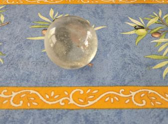 Small Clear Quartz Crystal Ball 