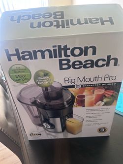 Hamilton Beach Big Mouth Pro 800W Juicer Extractor w/ Box & Accessories