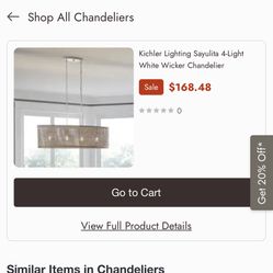 Kichler Chandelier $95 