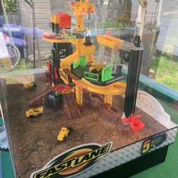 Huge Fast lane construction site interactive Toy store display