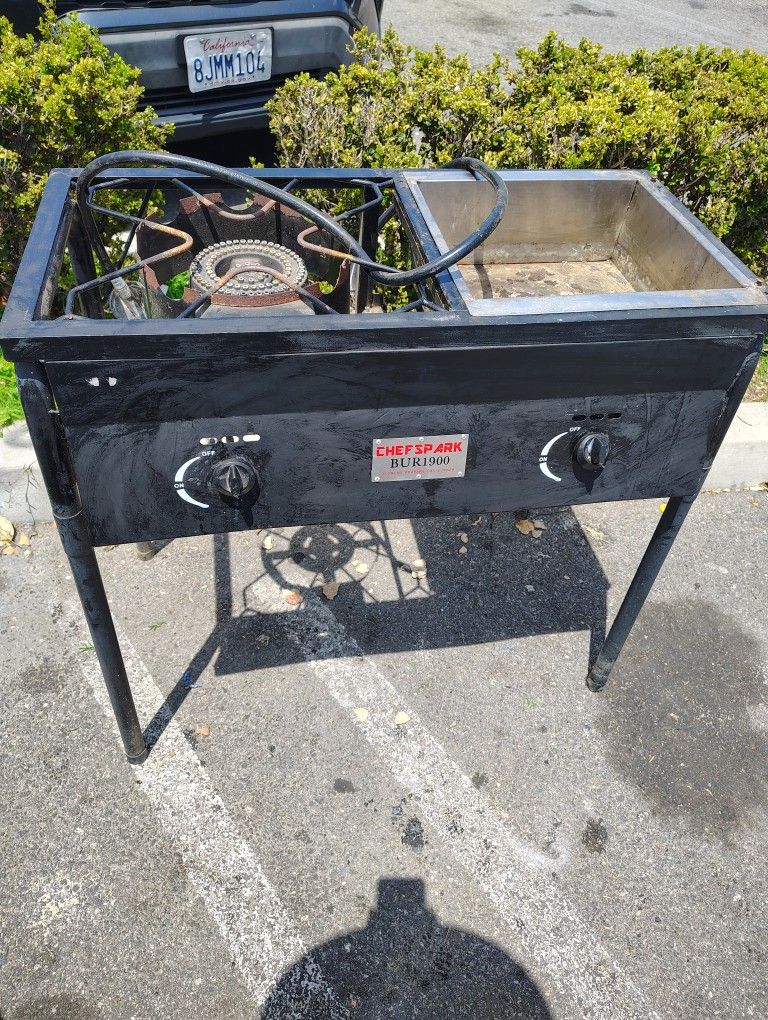 Propane Grill And Fryer