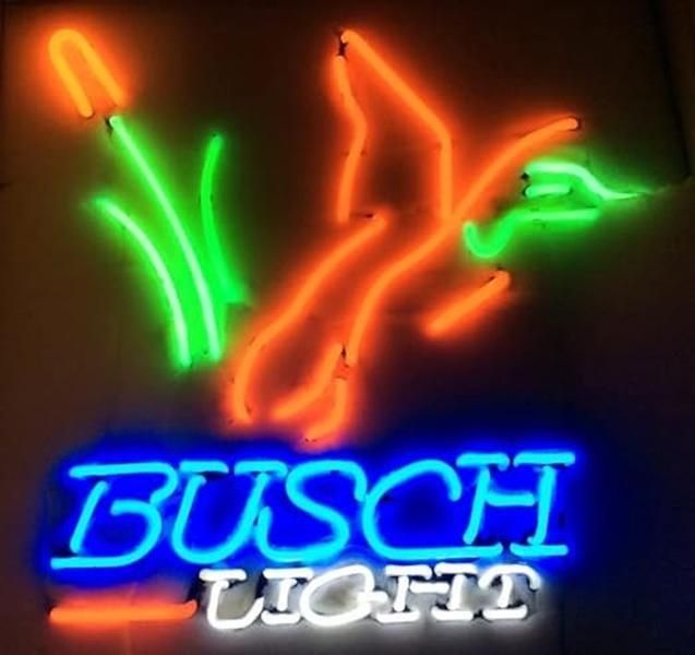 17”x16” Buschs Light Duck Neon Sign Real Glass Handmade Shipping from US