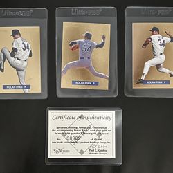 1993 Spectrum 23kt Gold Nolan Ryan Set