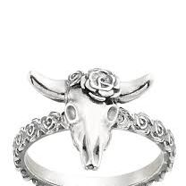 James Avery Desert Rose Ring in sterling silver sz 6 1/2