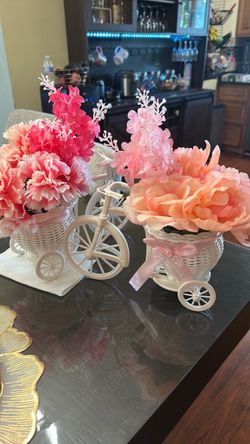 Bike/ flowers