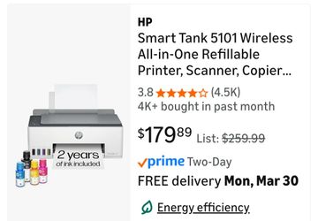 Hp Smart Printer 5101