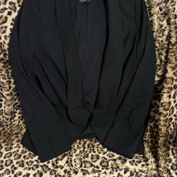 Basic Black Blazer- Goes With Everything. Pockets Soft Lining 