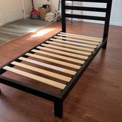 Twin Bed with Boards