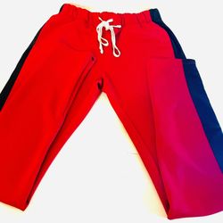 EPTM RED AND BLACK SLIM FIT JOGGERS